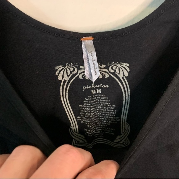 Pinkerton Black Bodysuit Size Medium - Picture 3 of 5